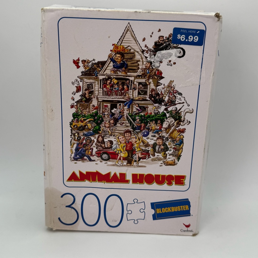 Blockbuster‎ Animal House Movie Poster Puzzle 18x24 300pc New Sealed Bag